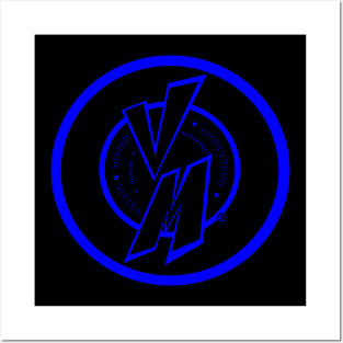 Villain Minded Trademark Design (VM Blue) Posters and Art